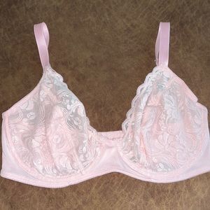 Donna Loren Light Pink Lace Unlined Bra